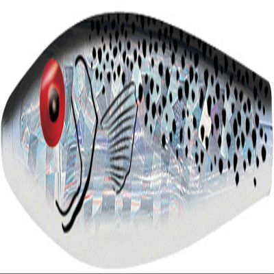 MirrOLure STTR-21 S3 F Sink Twitchbait Black Bk/White/Silver 3 5/8in 1/2oz