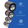 Hi-Seas Quattro Monofilament Line, 40 lb / 18.1 kg Test, .024 in / 0.60 mm Dia, 4-Color Camo, 350 yd / 320 m view 2