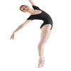 Bloch Dance Women's Cavalier Short Sleeve Leotard, Black, Medium view 1