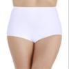 Vanity Fair Women's Perfectly Yours High Waisted Brief Panties, Cotton-Star White, 12 view 1