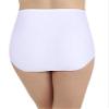 Vanity Fair Women's Perfectly Yours High Waisted Brief Panties, Cotton-Star White, 12 view 2