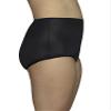Vanity Fair Women's Perfectly Yours Ravissant Tailored Nylon Brief Panty - Size XXXX-Large / 11 - Midnight Black view 2