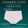 Vanity Fair Women's Perfectly Yours Ravissant Tailored Nylon Brief Panty - Size XXXX-Large / 11 - Midnight Black view 4