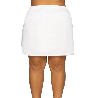 Vanity Fair Womens Anti-static Nylon For Under Dresses Half Slip, 20" Length - White, Small US
