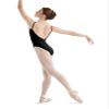 Bloch Dance Women's Sissone V-Back Camisole Leotard, Black, Petite view 2
