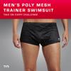 TYR Men's Poly Mesh Trainer Swim Suit (Black, 38) view 3