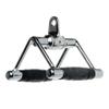 Power Systems Premium Revolving Low Pulley Bar Accessory for Cable Machine Systems, Chrome (61972) view 2