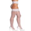 Berkshire Sexyhose Silky Sheer Lace Garter Stocking with Sandalfoot Toe - 4909 view 1