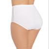 Bali womens Stretch Panty Briefs, White, 8 US view 3