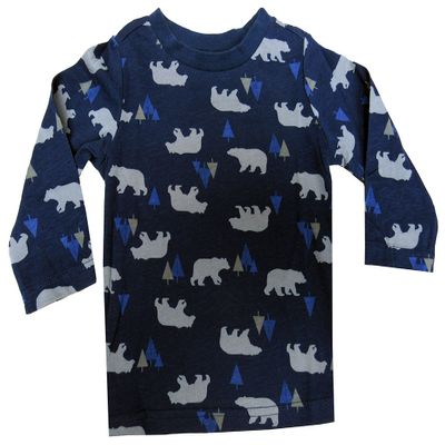 First Impressions Baby Boys' Long-Sleeve Graphic-Print T-Shirt 12 Months
