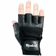 Markwort Leather Weight Lifting Gloves (Black) from 1 Pair