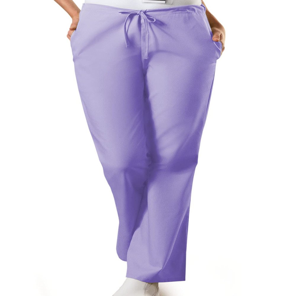 Cherokee Women's Fashionable Flare Leg Drawstring Pant, Orchid, Small