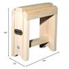 Breyer 281 Traditional Wood Saddle Stand Horse Toy Accessory (1:9 Scale), Brown view 4