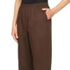 Alfred Dunner Womens All Around Elastic Waist Cotton Short Twill Pants - Pull-On Style, Classic Cut, Figure Flattering Relaxed Fit, Chocolate, 10 view 2