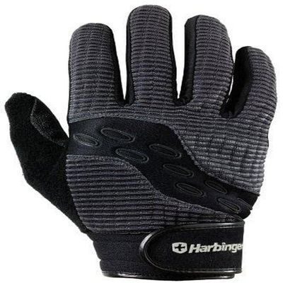 Harbinger Adventure Series Stroke P.S. Full Finger Paddle Sports Glove (Large, Charcoal)