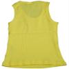 ave.blu - Little Girls' Ribbed Tank Top with Emboidered Logo, Yellow 3024-4 view 2
