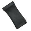 CTM Leather Push Mouth Pebble Grain Eyeglass Holder, Red view 4
