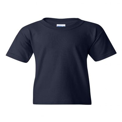 Gildan 100% cotton Youth T-shirt, Small Navy