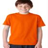 5.2 oz Youth ComfortSoft Heavyweight 50/50 T-Shirt, Orange, L view 1