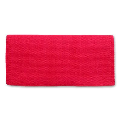 Mayatex 1314-85 San Juan Solid Fandango Pink 36x34 New Zealand Wool Saddle Blanket Fandango Pink 36in x 34in