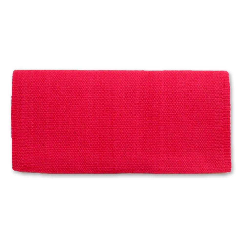 Mayatex 1314-85 San Juan Solid Fandango Pink 36x34 New Zealand Wool Saddle Blanket Fandango Pink 36in x 34in