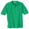 Men's 5.2 oz Hanes STEDMAN Blended Jersey Polo, Kelly Green, 3XL view 1