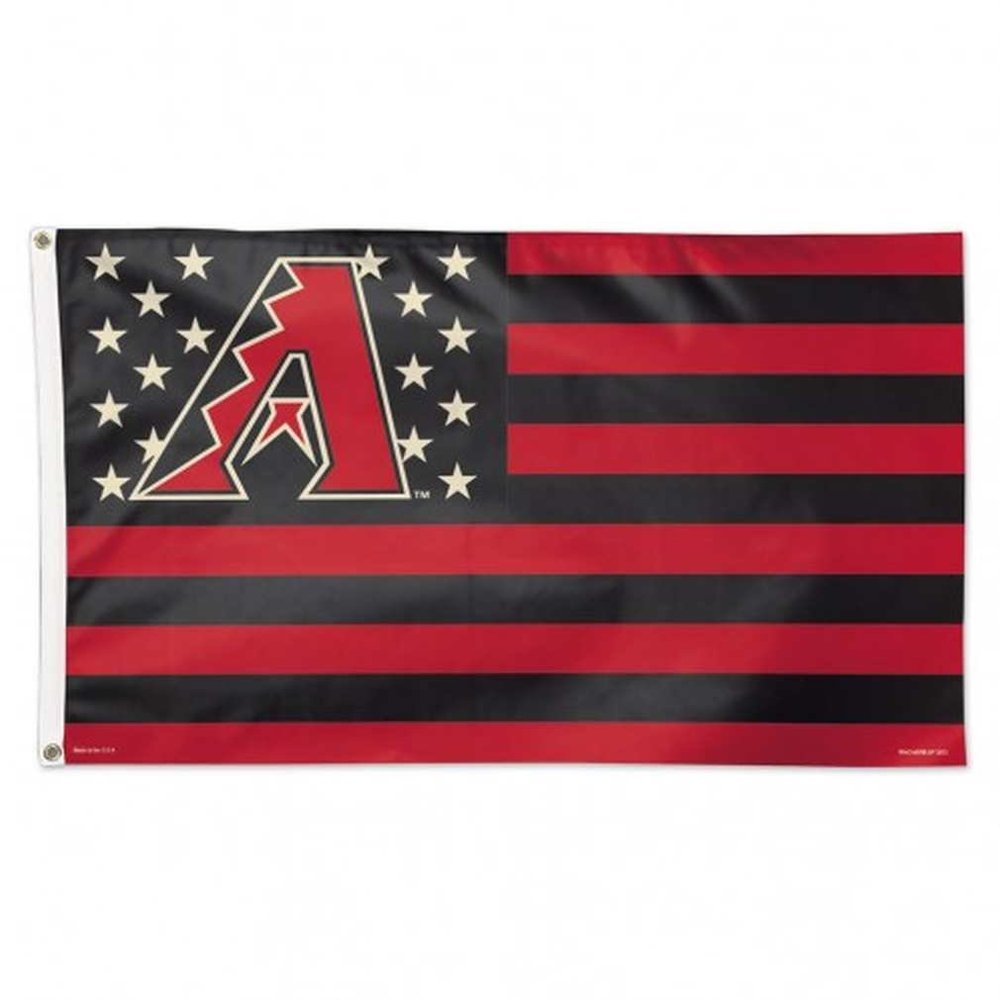 WinCraft MLB Arizona Diamondbacks 02706115 Deluxe Flag, 3' x 5'