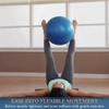 Amber Fight Gear Premium Fitness Ball with Strap  Stability, Core Strength & Balance Trainer for Home Gym & Physical Therapy, Anti-Burst & Non-Slip Exercise Ball, 75cm view 3