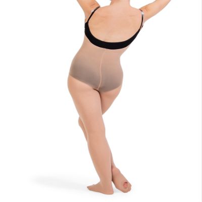 Body Wrappers Womens A91/A91X TotalSTRETCH Convertible Foot Camisole Body Tights, L-XL Theatrical Pink