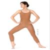 Body Wrappers Womens A91/A91X TotalSTRETCH Convertible Foot Camisole Body Tights, S-M, Black view 4