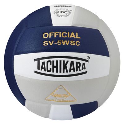 Tachikara Sensi-Tec Composite SV-5WSC Volleyball (EA) , Navy/White/Silver