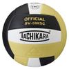 Tachikara Sensi-Tec Composite SV-5WSC Volleyball (EA) , Black/White/Vintage Gold view 1