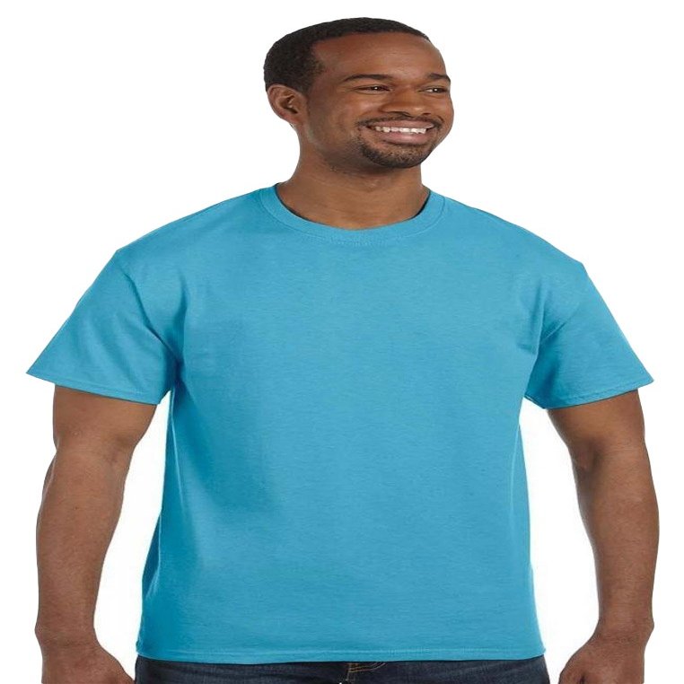 Jerzees Dri-Power Mens Active T-Shirt Large California Blue