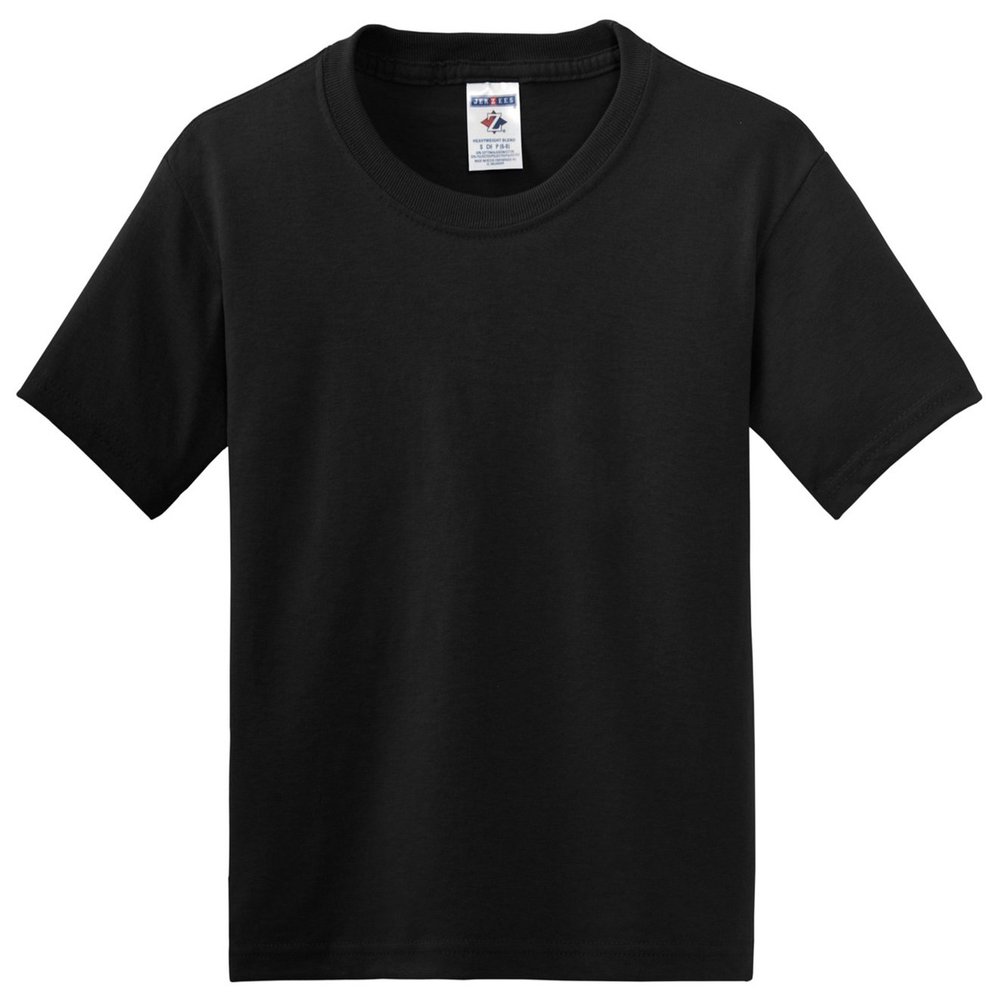 Jerzees Youth 5.6 oz. DRI-POWER ACTIVE T-Shirt L BLACK