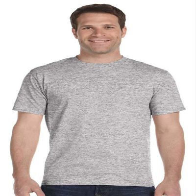 Hanes Mens TAGLESS ComfortSoftCrewneck T-Shirt,Light Steel,XLarge