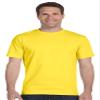 Hanes Men's TAGLESS ComfortSoft Crewneck T-Shirt, Yellow, Small view 1