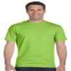 Men's 5.2 oz Hanes HEAVYWEIGHT Short Sleeve T-shirt, Lime, Large view 1