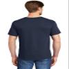 Men's 5.2 oz Hanes HEAVYWEIGHT Short Sleeve T-shirt , Navy, Large view 3