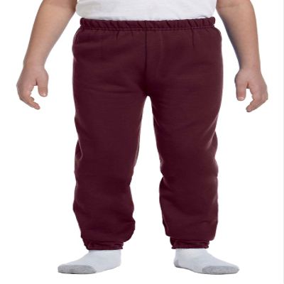 Jerzees 973b Youth 8 Oz. Nublend 50/50 Sweatpants MAROON Small