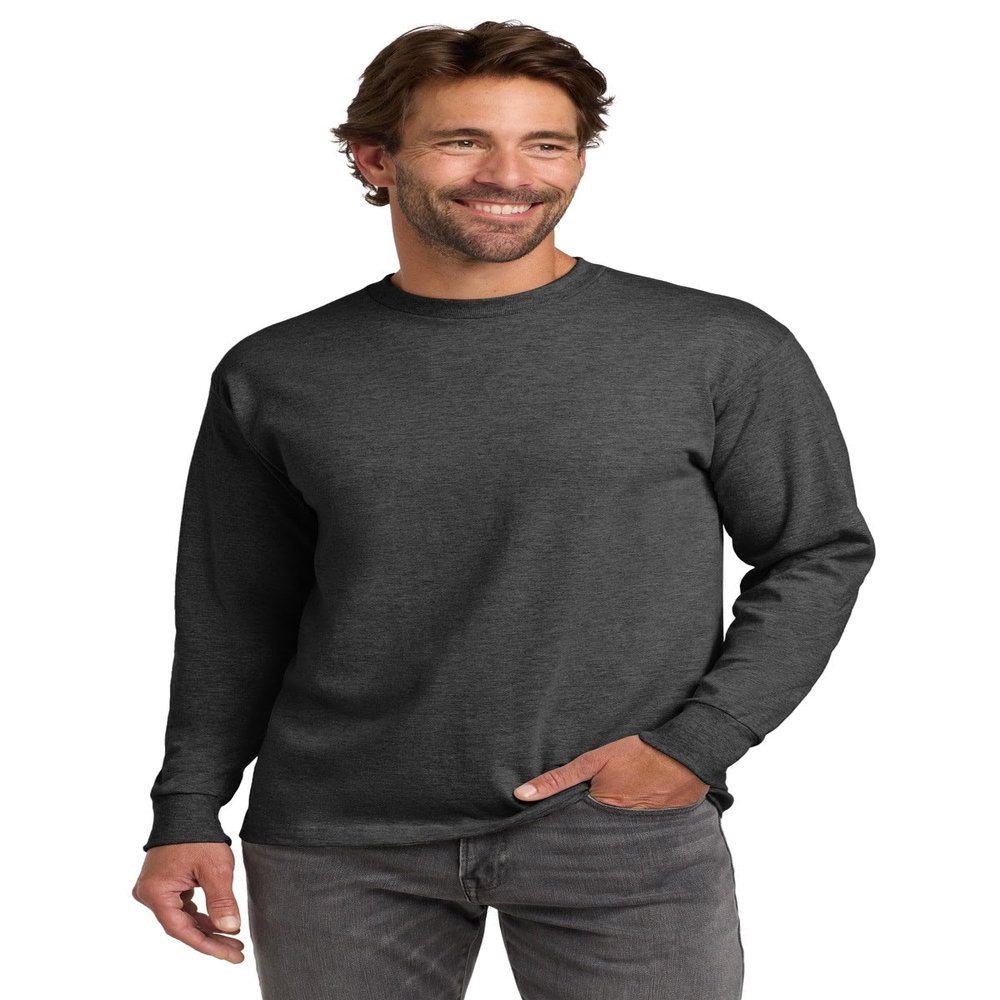 Hanes Adult Beefy-T Long-Sleeve T-Shirt