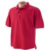 Devon & Jones Men's Pima Piqu Short-Sleeve Polo 3XL RED view 2