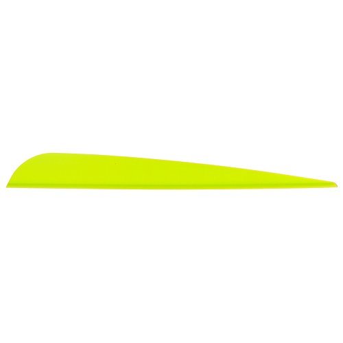 100 - Pk. 5" AAE Plastifletch Vanes, FLUOR. YEL
