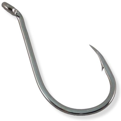 Owner American SSW Super Needle Point Hook, #2/0, Chrome, 6 Per Pack