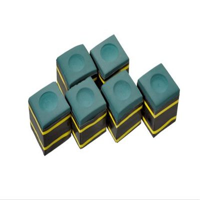 Mike Massey Billiards Pool Cue Chalk-Blue, 12 Sets of 6 Pieces