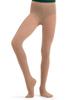 Capezio Girls' Ultra Soft Transition Tight, Light Suntan, One Size (2-6) view 1