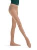Capezio Girls' Ultra Soft Transition Tight, Light Suntan, One Size (2-6) view 2