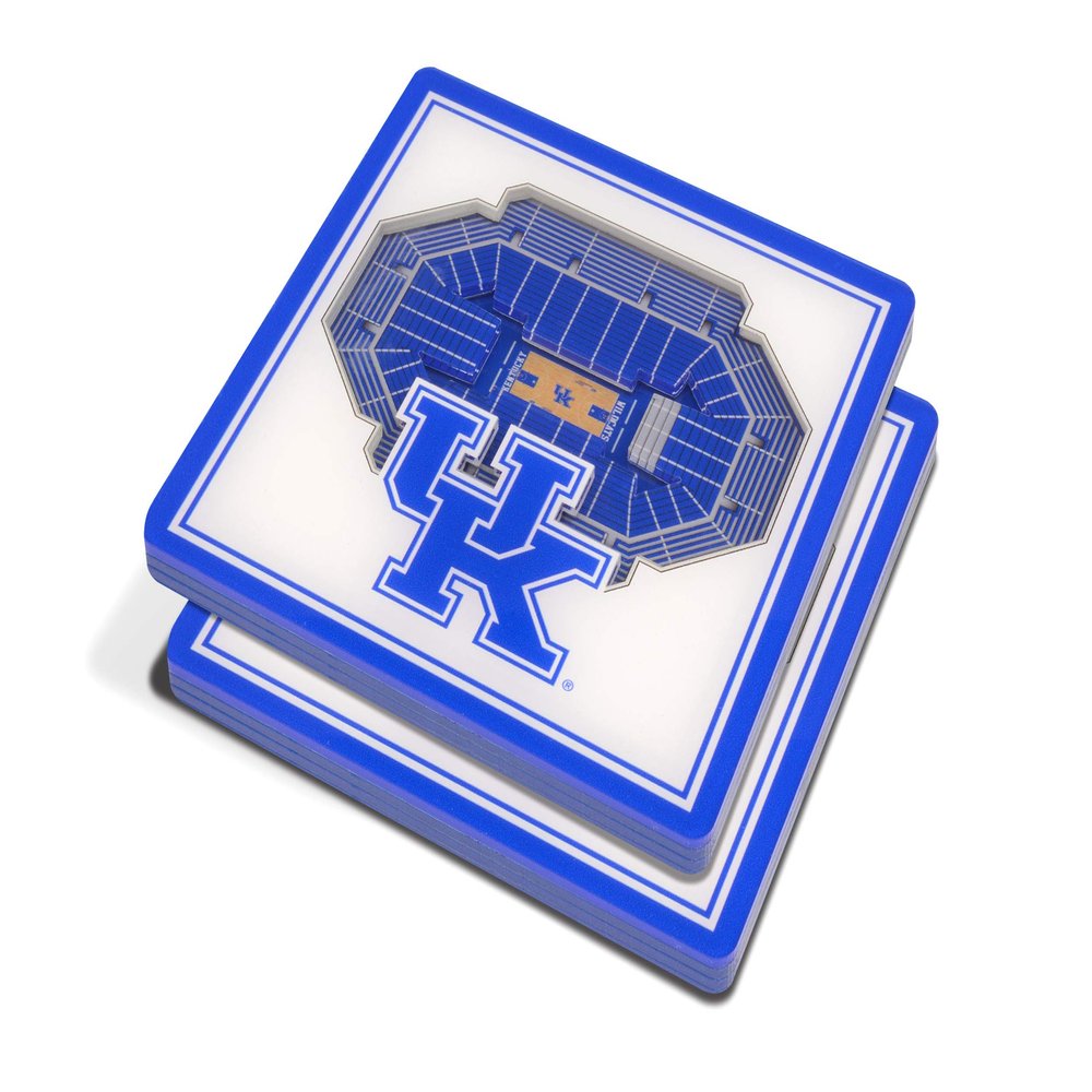 YouTheFan NCAA Kentucky Wildcats 3D StadiumView Coasters - Rupp Arena