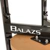 Balazs i-Box Heavy Duty Speed Bag Platform  Professional Adjustable Wall Mount w/Quiet Pro Level III Swivel | 24 Heavy-Duty Steel & Hardwood Drum | Made in USA | Boxing & Home Gym Training (Black) view 4