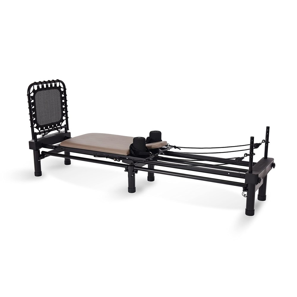 AeroPilates Reformer 651 with Free-Form Cardio Rebounder - Pilates Reformer Workout Machine for Home Gym - Up to 300 lbs Weight Capacity