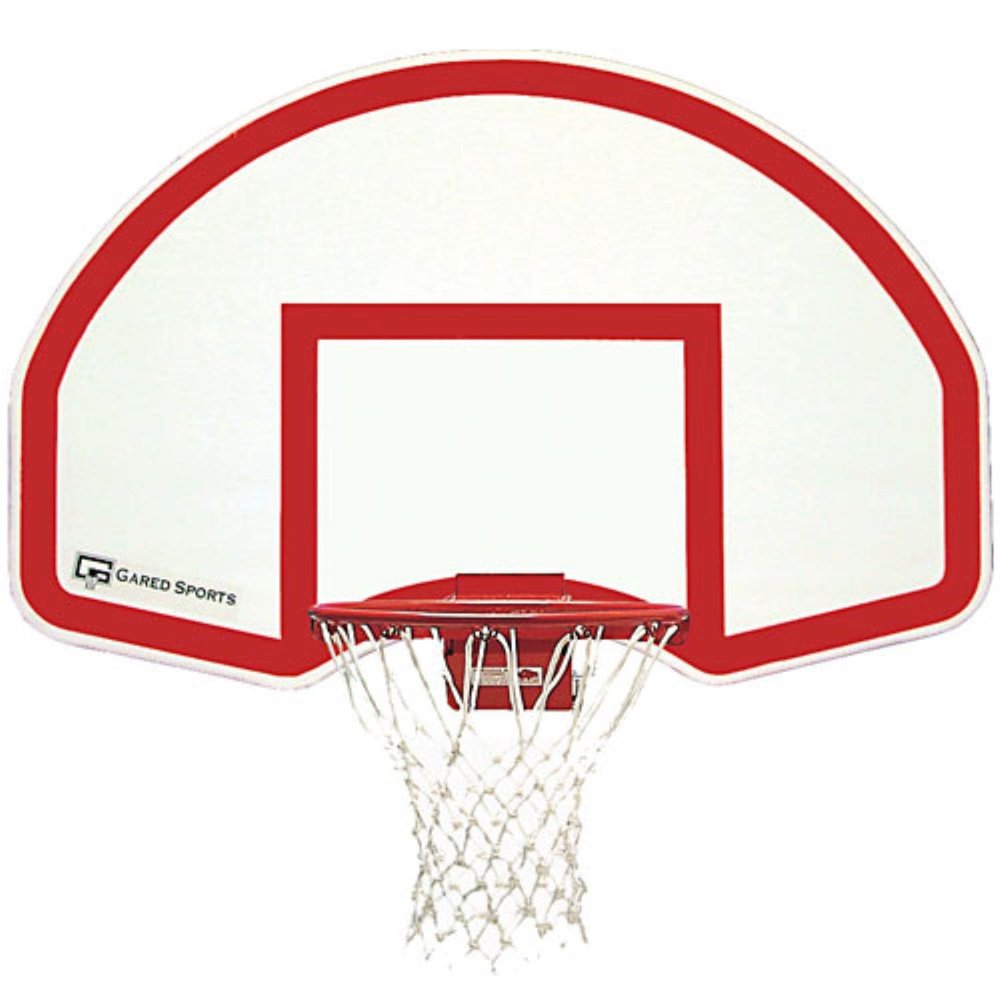 Gared Steel Fan Shaped Rear Mount Backboard w/ Goa